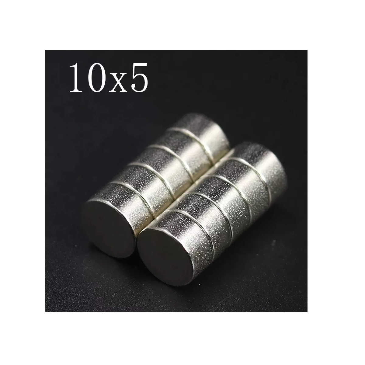 Foto 3 pulgar | Set 10 Pz Imanes Redondo Super Potente Eo Safe Imports Esi-8456 Plata
