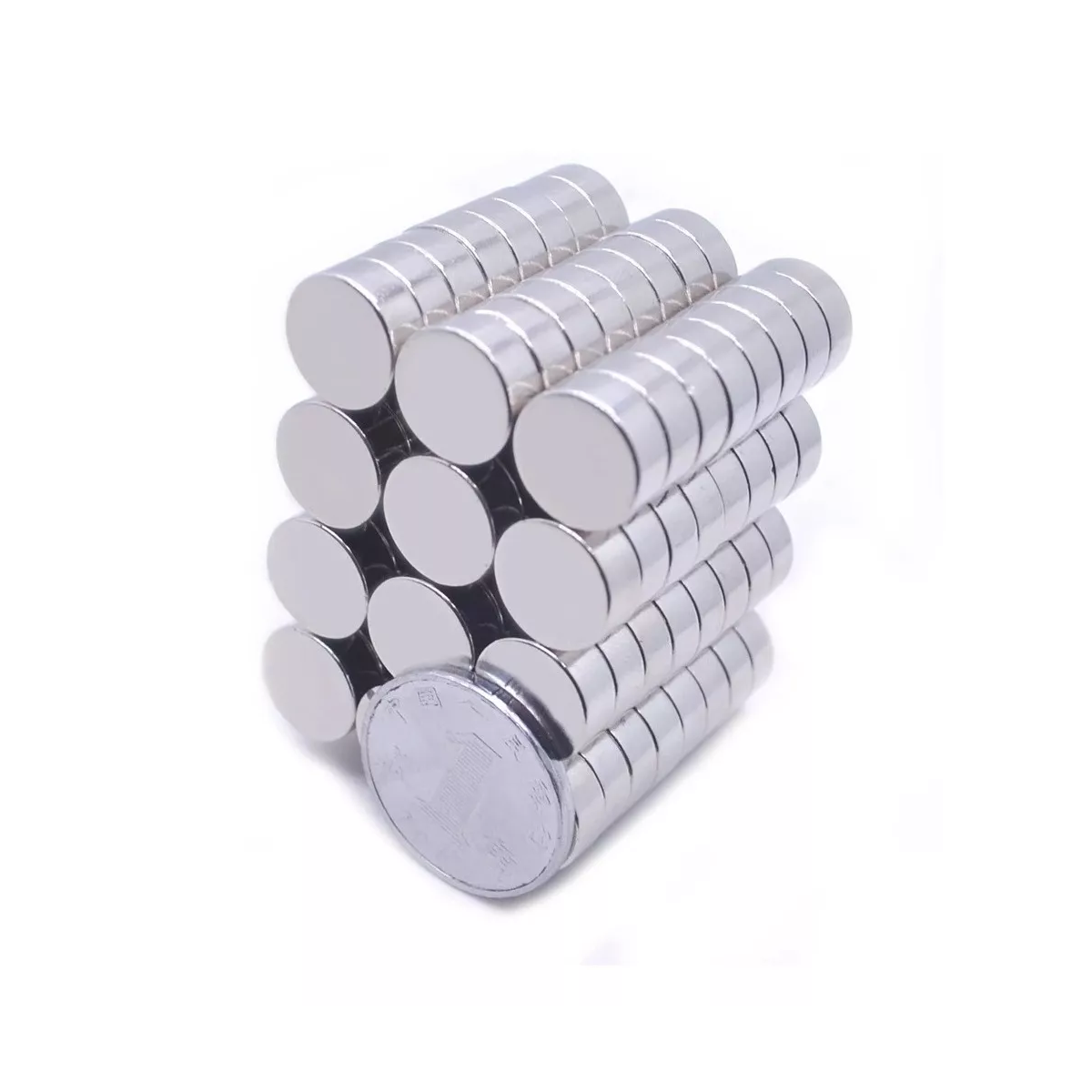 Foto 4 pulgar | Set 10 Pz Imanes Redondo Super Potente Eo Safe Imports Esi-8456 Plata