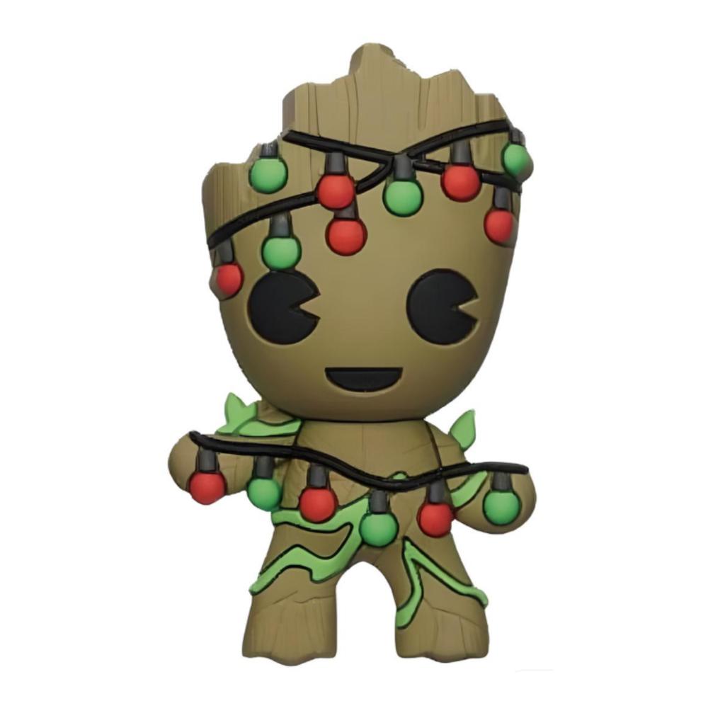 Foto 2 pulgar | Iman 3d Monogram Marvel Guardianes de la Galaxia Groot Luces de Navidad