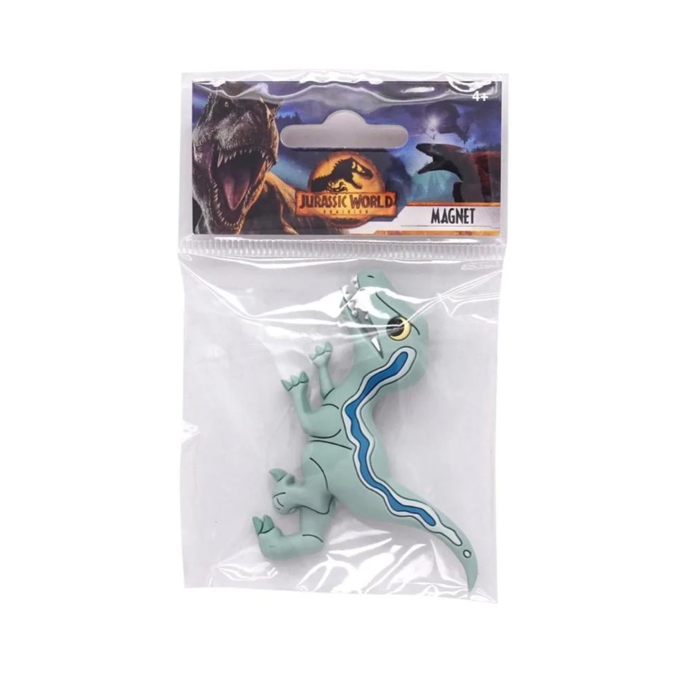 Foto 3 pulgar | Imán Monogram 3D: Jurassic World - Blue