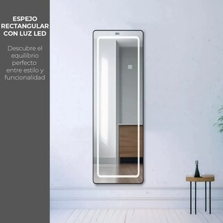 Foto 3 | Espejo Rectangular De Pared Eo Safe Imports Esi-20528 Negro
