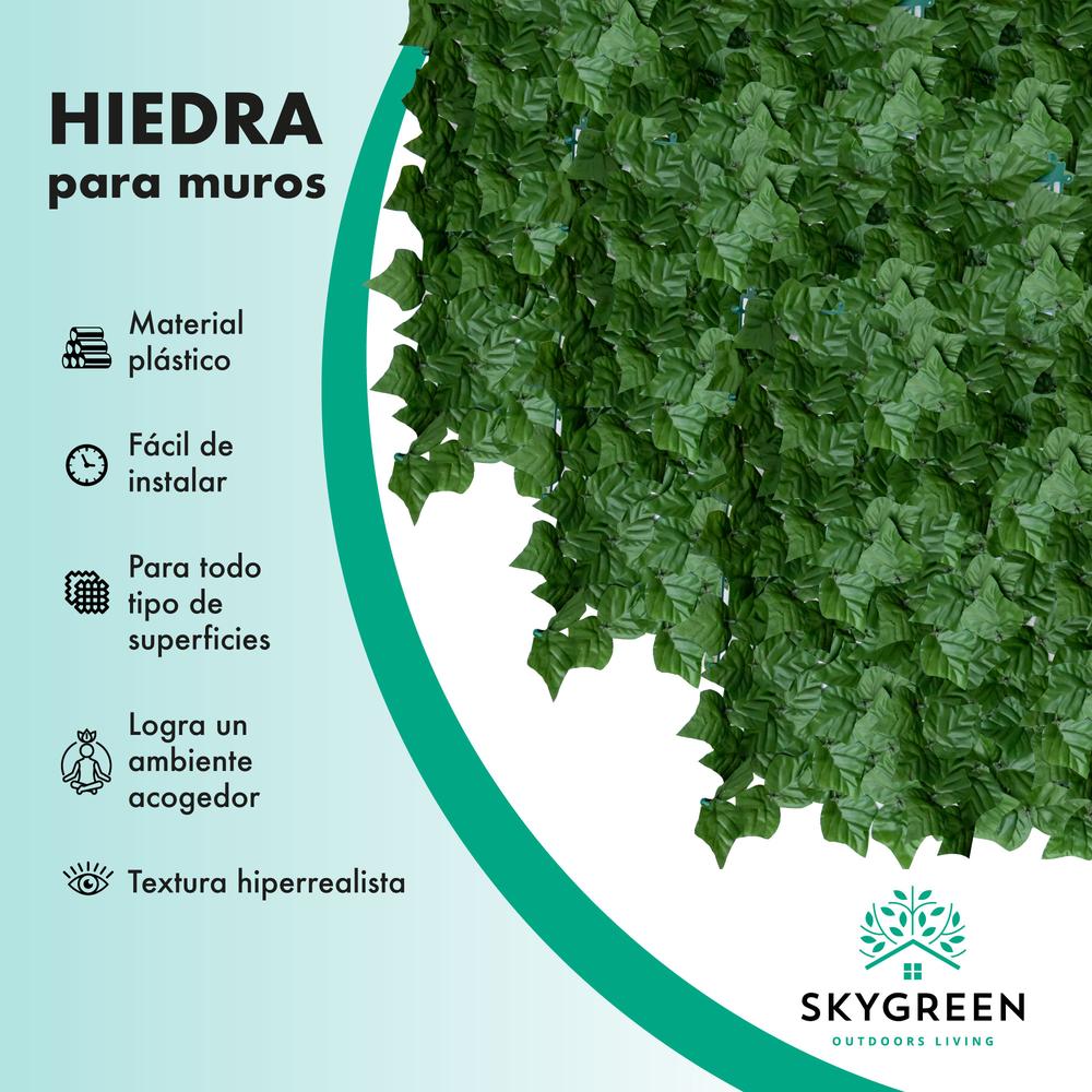 Foto 3 pulgar | Follaje Artificial en Rollo Enredadera  Muro Verde 1 m x 3 m