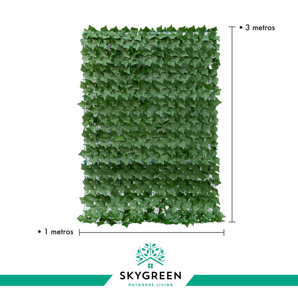 Foto 4 pulgar | Follaje Artificial en Rollo Enredadera  Muro Verde 1 m x 3 m