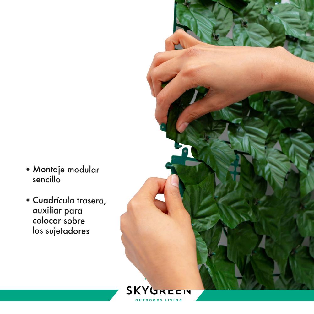 Foto 6 pulgar | Follaje Artificial en Rollo Enredadera  Muro Verde 1 m x 3 m