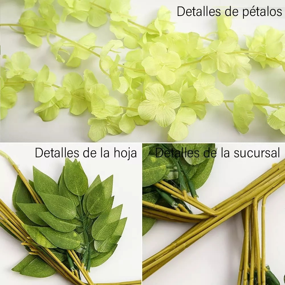 Foto 3 | Decoración de Planta Artificial de 1.1 M Malubero 14 Piezas