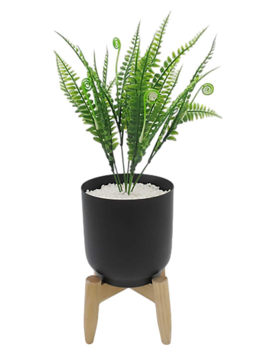 Foto 3 | Planta Decorativa Artificial Zense  Elón Color Negro