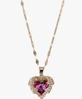 Foto 4 | Collar Xtellar De Corazón De San Valentín Y Regalo De Flor Eterna