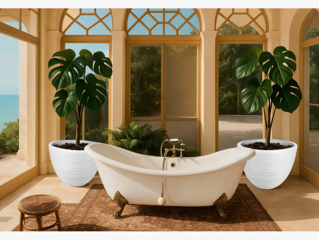 Foto 3 | Maceta Xtellar Decorativa De Interior Y Exterior Grande 45l 1 Pieza