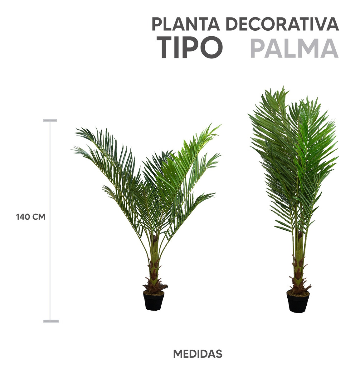 Foto 3 | Planta Artificial Jauz Tipo Palma 4 Piezas