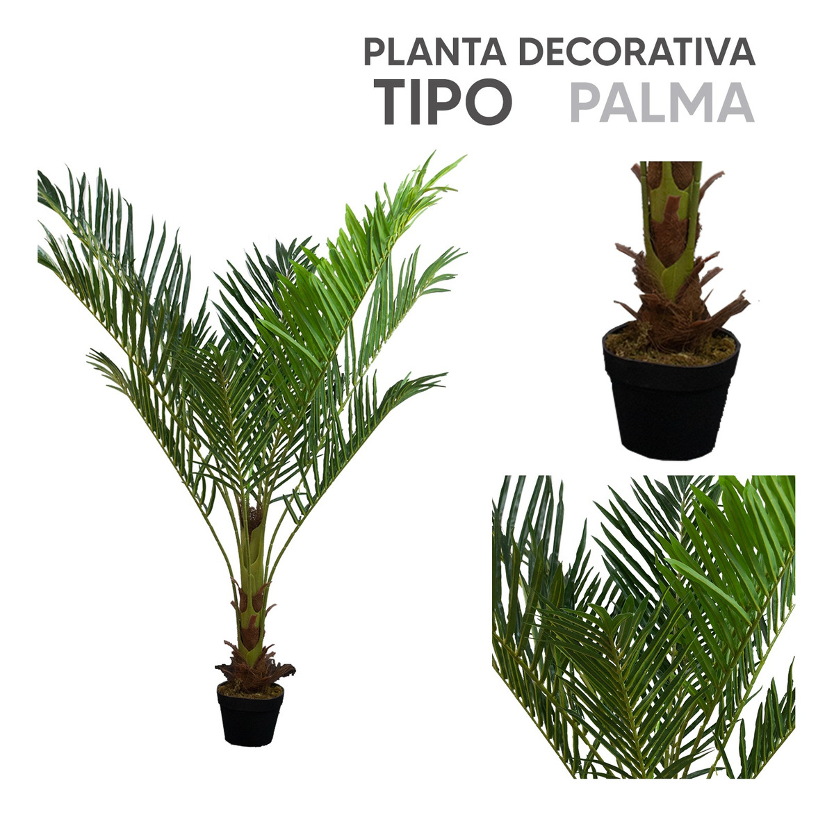 Foto 4 | Planta Artificial Jauz Tipo Palma 4 Piezas