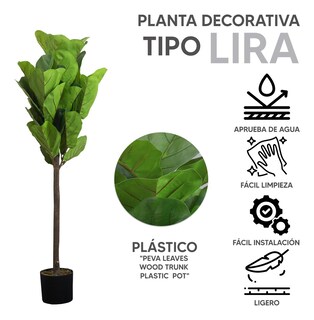 Foto 2 | Planta Artificial Jauz Tipo Monstera 4 Piezas