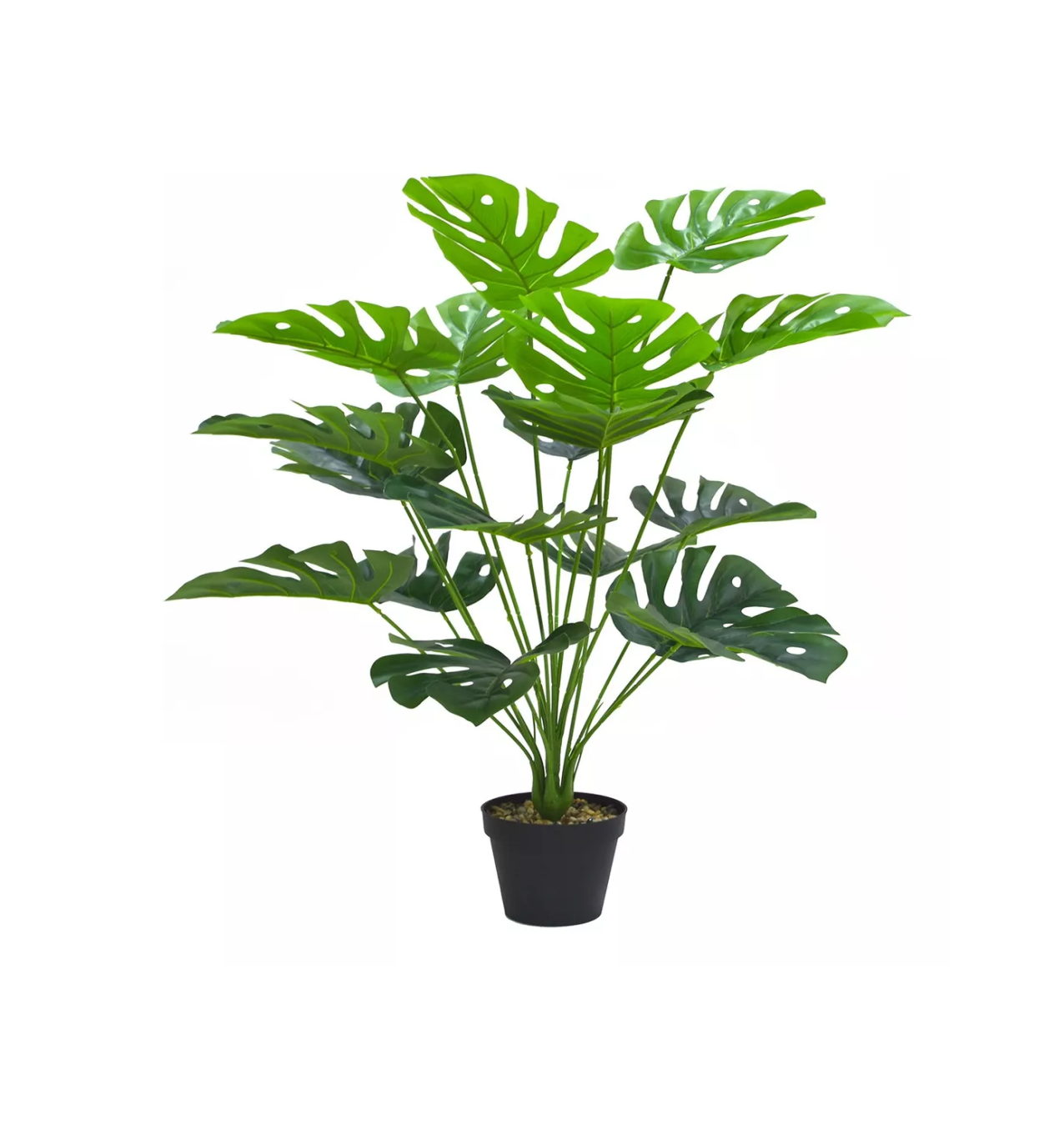 Maceta con Planta Artificial Lab.G Monstera Verde 75 cm 2 Piezas