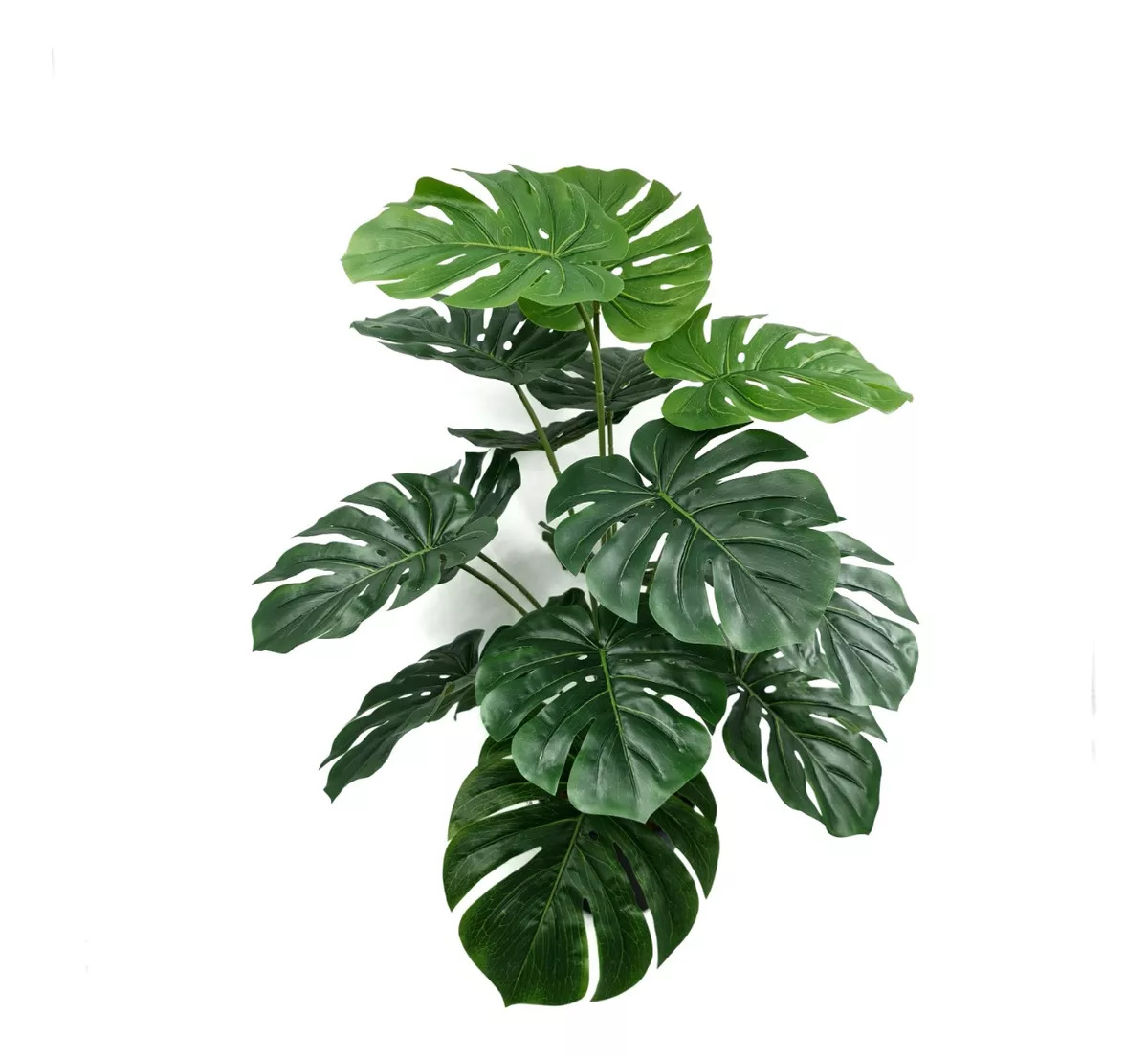 Foto 4 pulgar | Planta Artificial de Plástico Jauz Improvement 4_JOSI0233 Tipo Mini Monstera 35 cm 4 Piezas