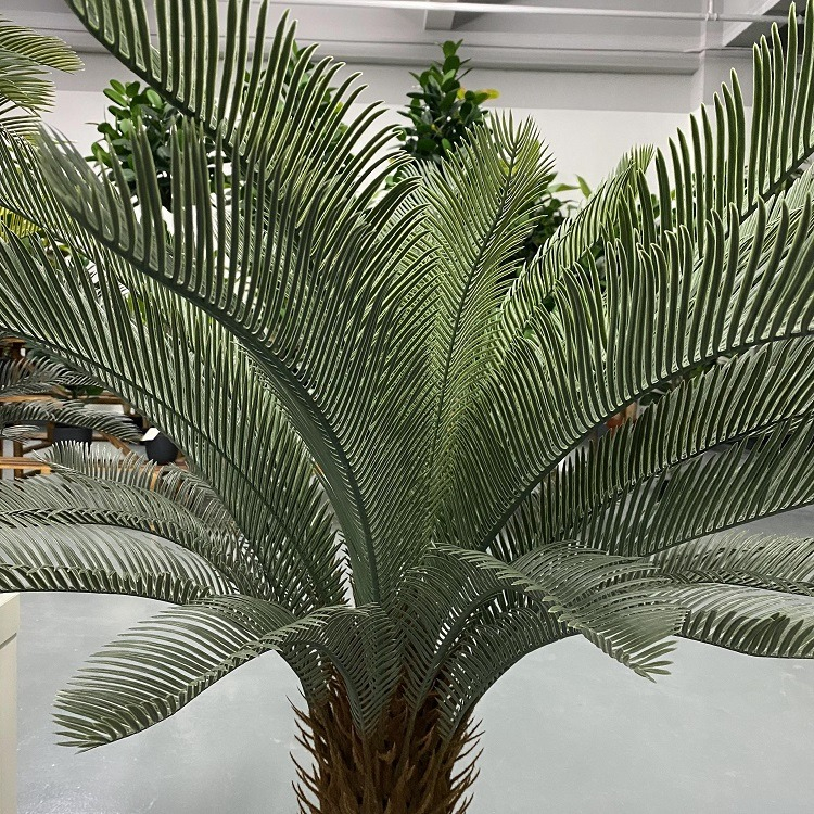 Foto 3 pulgar | Planta Artificial Cycas de 120cm para Jardín y Sala