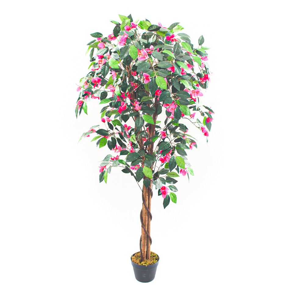 Foto 2 pulgar | Planta Artificial Azalea Vanlig para Interiores 1.6 m