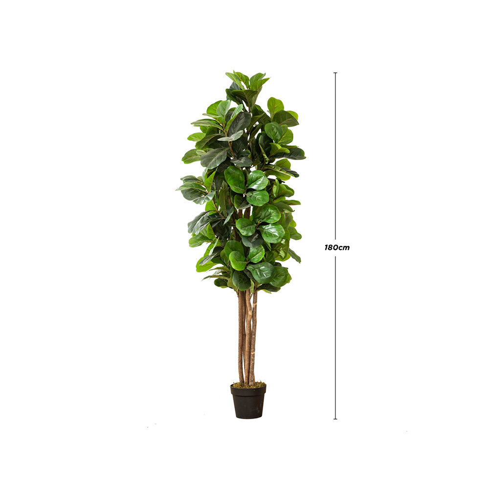 Foto 3 pulgar | Planta Artificial Arbol Lira 1.8mts | Incluye Maceta | Para Interiores