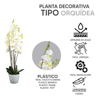 Foto 2 | Jauz Improvement Planta Artificial Tipo Orquídea Para Decoracion (Mod.J0257 )