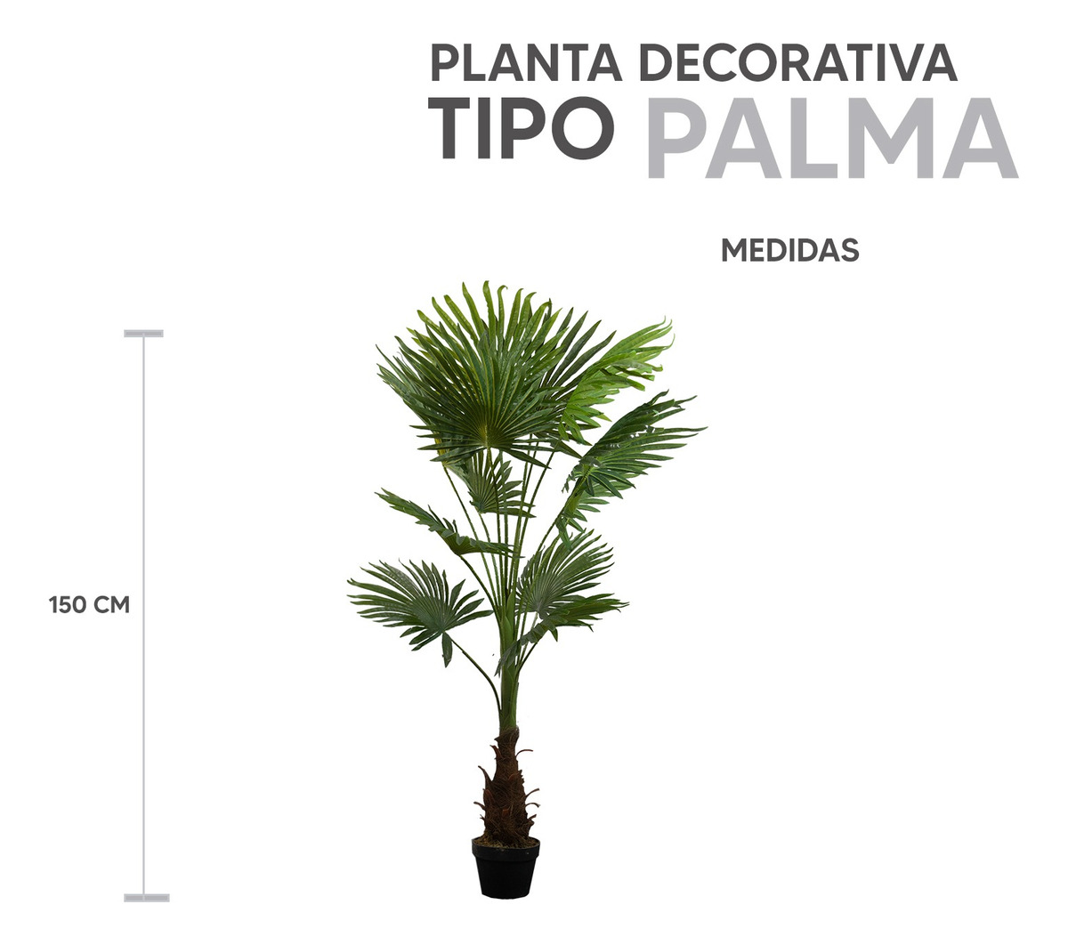 Foto 4 pulgar | Planta Artificial Tipo Palma Jauz Improvement para Interior y Exterior