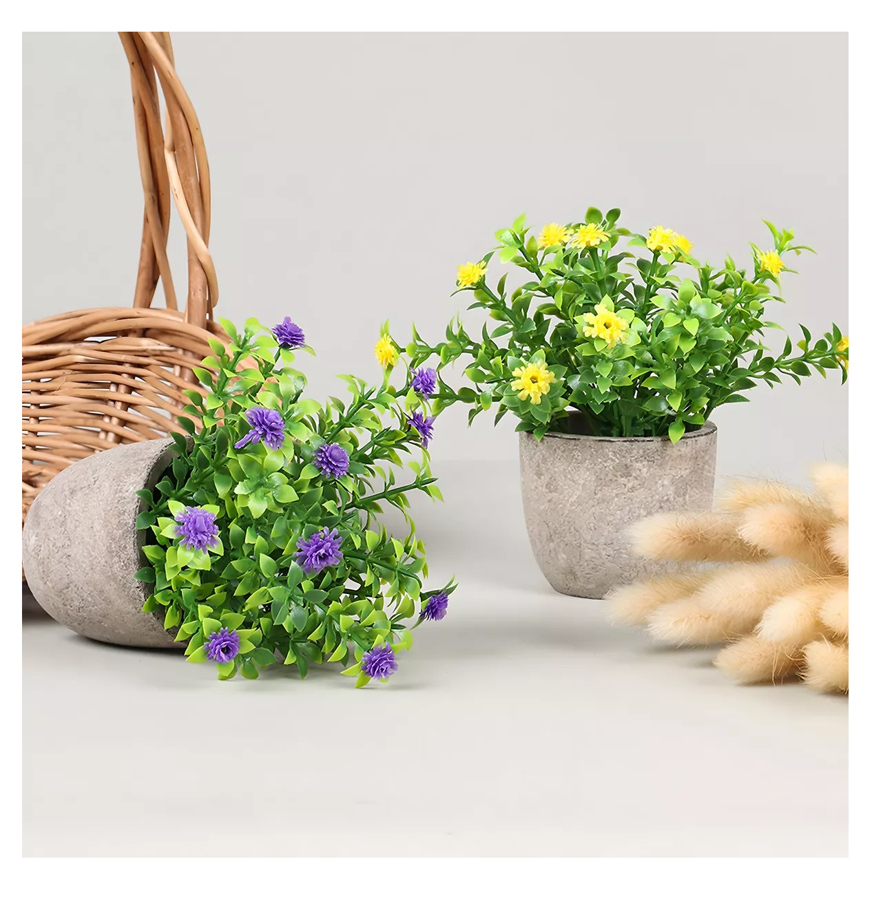 Foto 4 pulgar | Plantas Artificiales Decorativas Simuladas Hogar 6 Piezas