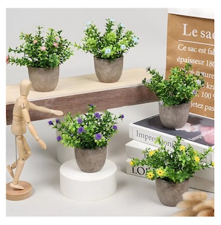 Foto 5 | Plantas Artificiales Decorativas Simuladas Hogar 6 Piezas