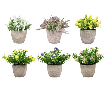 Foto 1 | Plantas Artificiales Decorativas Simuladas Hogar 6 Piezas
