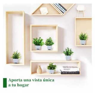 Foto 5 | Plantas Artificiales Macetas Decorativas Bonsai Hogar 6 piezas Belug