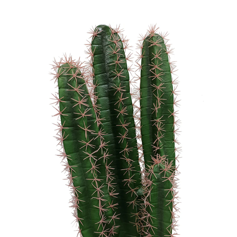 Foto 2 | Cactus Decorativo Verde Con Maceta De Plástico Negra