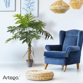 Foto 8 | Planta Artificial Moderna Con Maceta Decorativa Real Style Philodendro Garra De León De 130cm De Alto