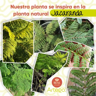Foto 4 | Planta Artificial Moderna Con Maceta Decorativa Real Style Jacaranda Grande De 150cm De Alto Artego