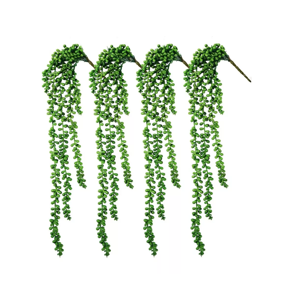 Foto 2 pulgar | Plantas Artificiales De Perlas Suculentas Colgantes De 4 Pzs Eo Safe Imports Esi-17579  Verde