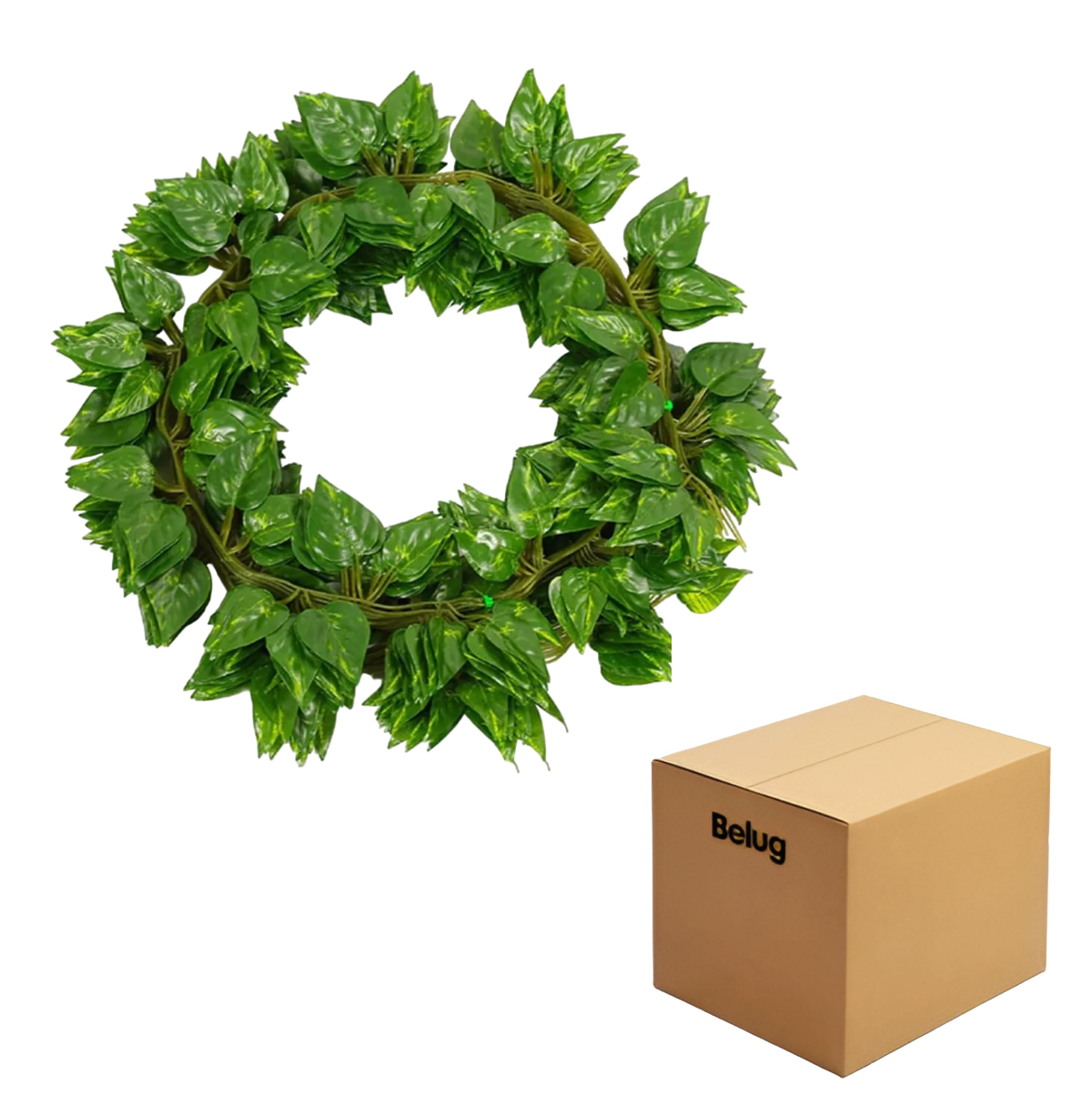 Foto 2 pulgar | Enredaderas Artificiales Belug Plantas Colgantes Decorativas 24pz