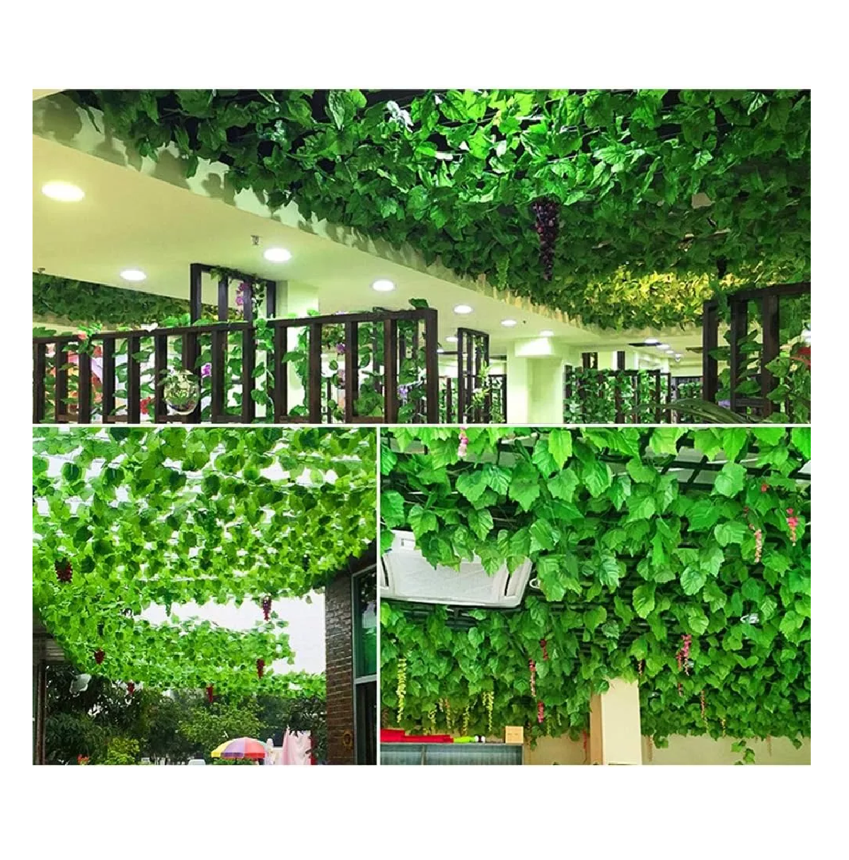 Foto 3 pulgar | Enredaderas Artificiales Belug Plantas Colgantes Decorativas 24pz