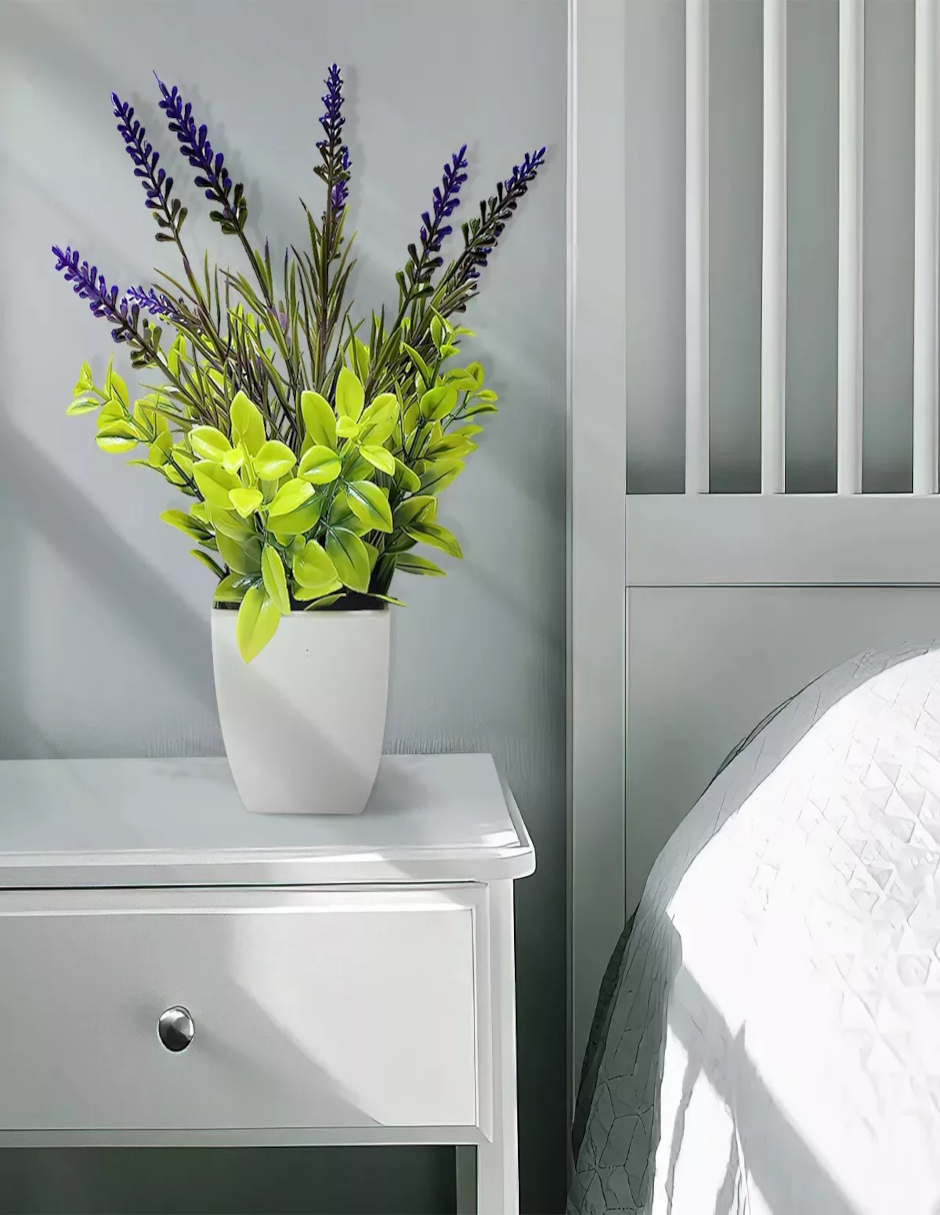 Foto 6 pulgar | Plantas Artificiales Decorativas En Macetas Verdes + Termo De Agua De Regalo Güish