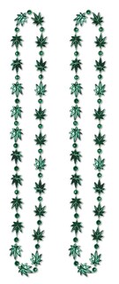 Foto 1 | Collares Beistle Weed Bead, 2 Piezas, Accesorio Para Disfraz, Color Verde - Venta Internacional.