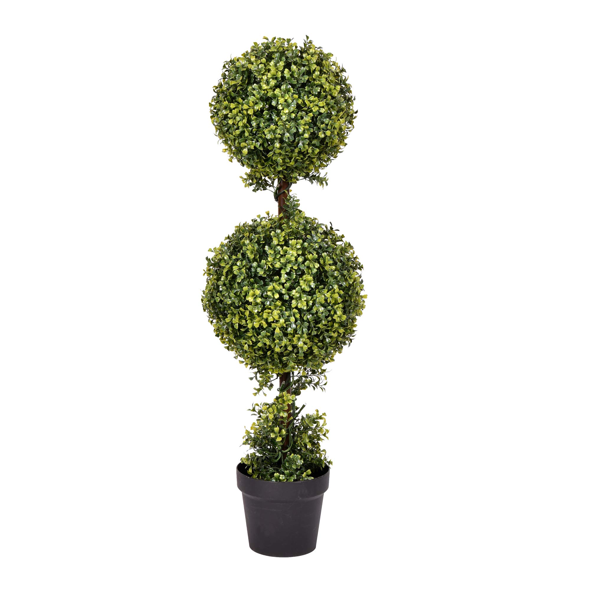 Foto 2 pulgar | Árbol Topiario De Boj Artificial Con Forma De Bola Doble, 90 Cm, Vickerman - Venta Internacional.