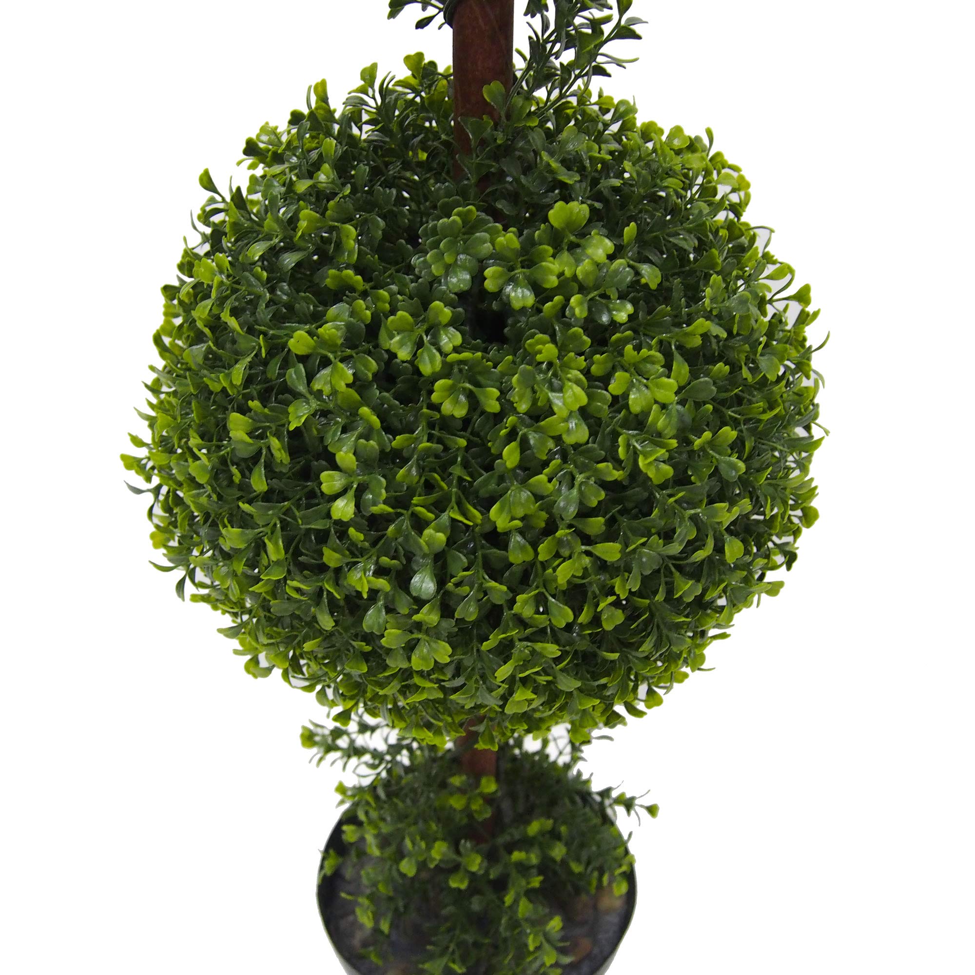 Foto 4 pulgar | Árbol Topiario De Boj Artificial Con Forma De Bola Doble, 90 Cm, Vickerman - Venta Internacional.