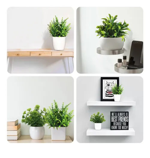 Foto 5 | 8 Xtellar Piezas Plantas Artificiales Macetas Decorativas Bonsai