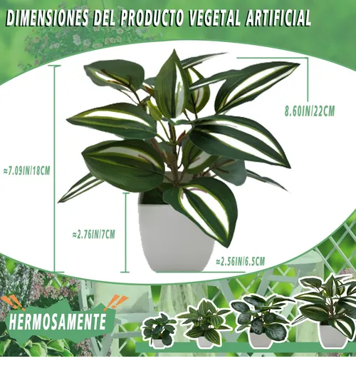 Foto 3 pulgar | 4 Xtellar Macetas Plantas Artificiales Macetas Decorativas Bonsai