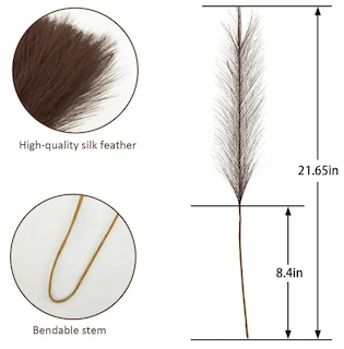 Foto 3 | Xtellar Plantas Pampas Decorativas Artificiales - Elegancia Y Durabilidad En Tu Decoración