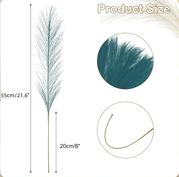 Foto 4 | Xtellar Plantas Pampas Decorativas Artificiales - Elegancia Y Durabilidad En Tu Decoración