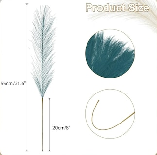 Foto 4 | Xtellar Plantas Pampas Decorativas Artificiales - Elegancia Y Durabilidad En Tu Decoración