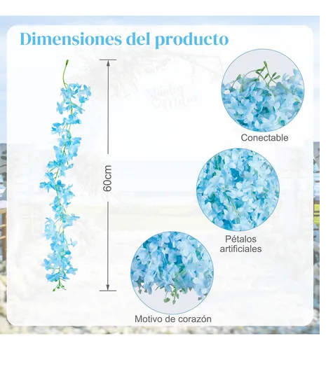 Foto 5 pulgar | Xtellar Flores Artificiales Realistas - Set De 30 Para Decora Tu Hogar Y Eventos Especiales