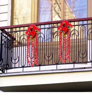 Foto 4 | Dúo De Elegantes Flores Artificiales Violetas De Alta Calidad Para Decoración Premium
