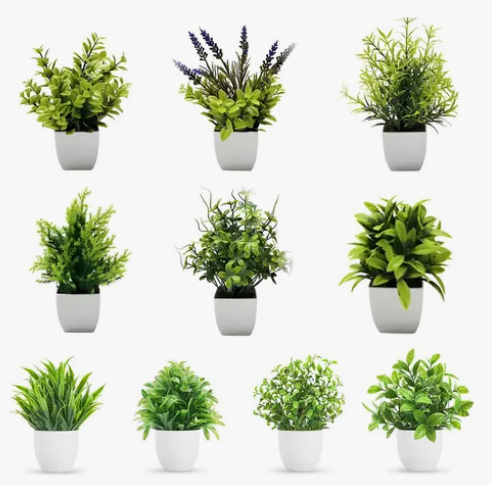 Foto 1 | 10 Xtellar Piezas Plantas Artificiales Macetas Decorativas Bonsai