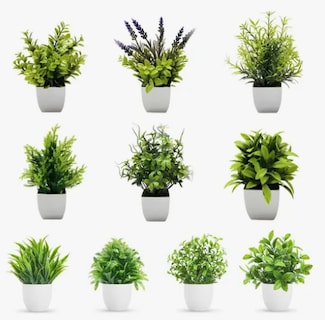 Foto 1 | 10 Xtellar Piezas Plantas Artificiales Macetas Decorativas Bonsai
