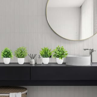 Foto 4 | 10 Xtellar Piezas Plantas Artificiales Macetas Decorativas Bonsai