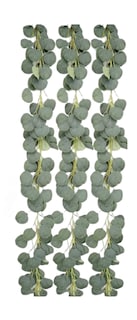 Foto 1 | Conjunto De 3 Guirnaldas Decorativas Xtellar De Eucalipto Artificial Para Ambiente Romántico Y Atractivo