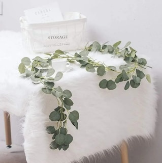 Foto 2 | Conjunto De 3 Guirnaldas Decorativas Xtellar De Eucalipto Artificial Para Ambiente Romántico Y Atractivo