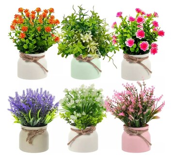Foto 1 | Xtellar: Colección De Plantas Y Flores Artificiales En Macetas De Alta Calidad