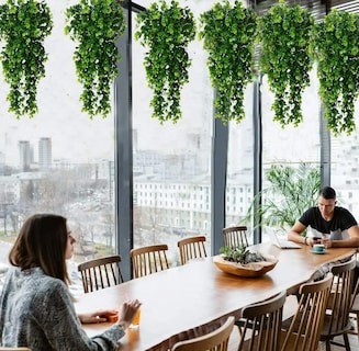 Foto 4 | 4 Piezas De Eucaliptos Decorativos Artificial Colgante Xtellar – Óptimo Para Espacios Internos Y Externos